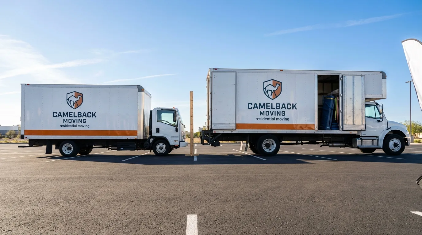 Moving truck size capacity guide in South Portland